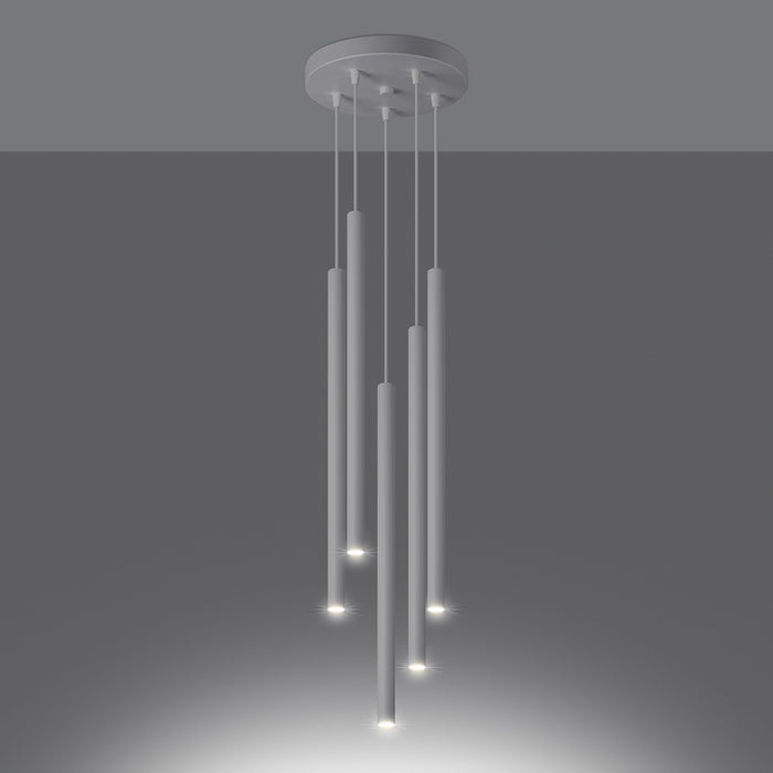 SOLLUX SL.1175 PASTELO Lámpara Colgante G9 Blanco