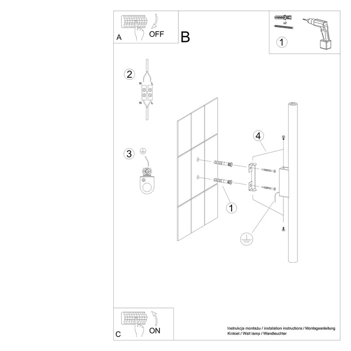 SOLLUX SL.1177 PASTELO Lámpara de Pared G9 Blanco