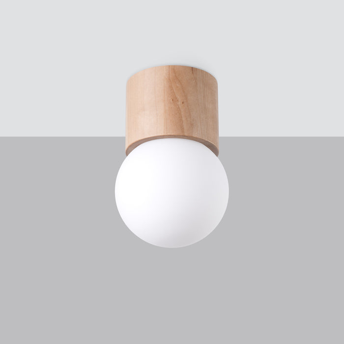 SOLLUX SL.1190 BOOMO Lámpara de Techo G9 Madera Natural