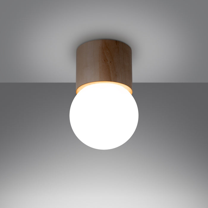 SOLLUX SL.1190 BOOMO Lámpara de Techo G9 Madera Natural