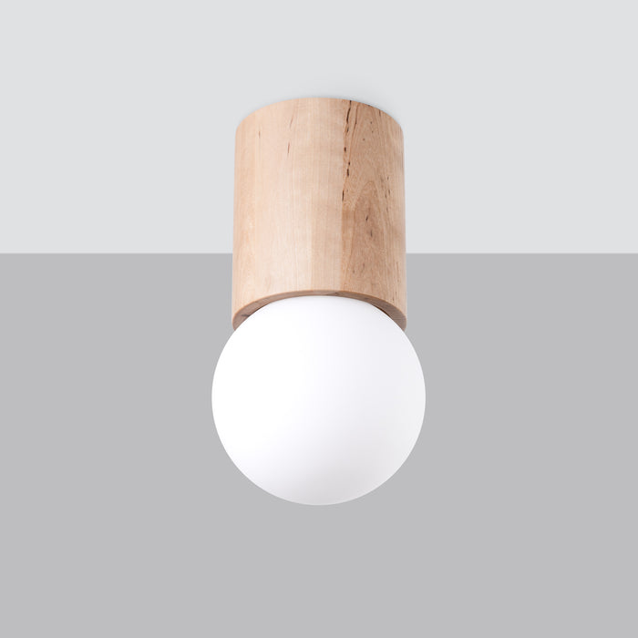 SOLLUX SL.1191 BOOMO Lámpara de Techo G9 Madera Natural