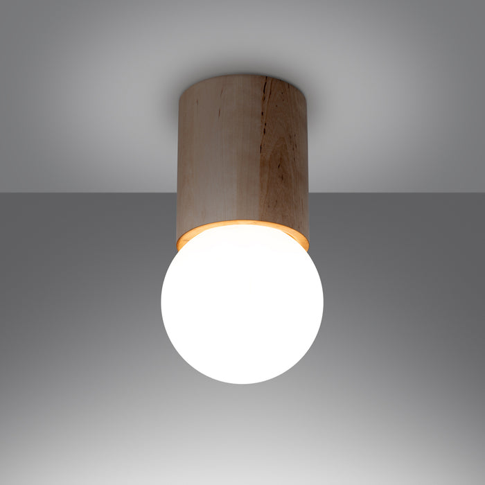 SOLLUX SL.1191 BOOMO Lámpara de Techo G9 Madera Natural