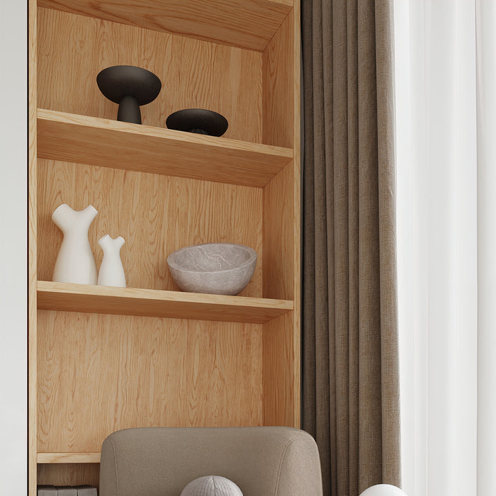 SOLLUX SL.1193 BOOMO Lámpara de Escritorio G9 Madera Natural