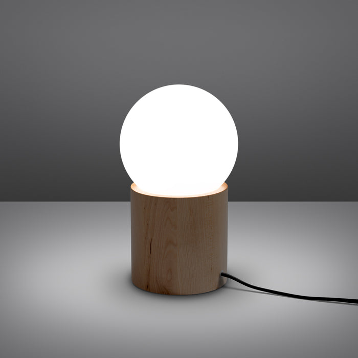 SOLLUX SL.1193 BOOMO Lámpara de Escritorio G9 Madera Natural