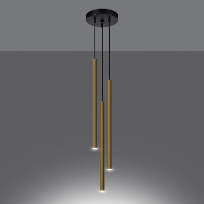 SOLLUX SL.1197 PASTELO Lámpara Colgante G9 Brillo Dorado