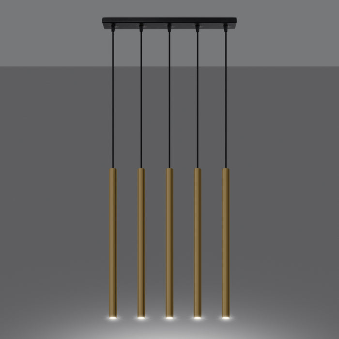 SOLLUX SL.1198 PASTELO Lámpara Colgante G9 Brillo Dorado