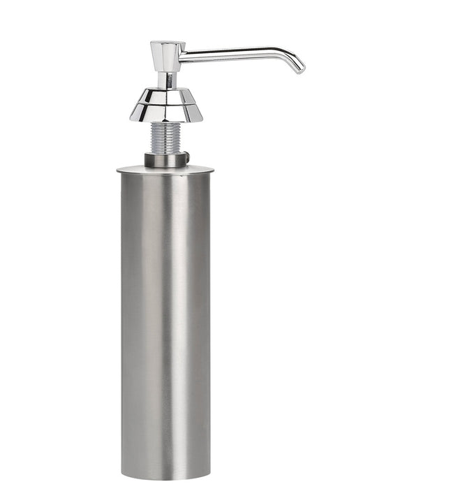 MEDICLINICS DJ0120C Dispensador de Jabón Manual 0,5L AISI 304 y Latón Cromo Brillo para Encastrar