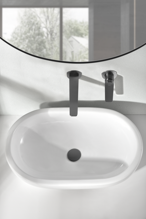 IMEX GLN047/BGM NÁPOLES Monomando Empotrado Lavabo Black Gun Metal