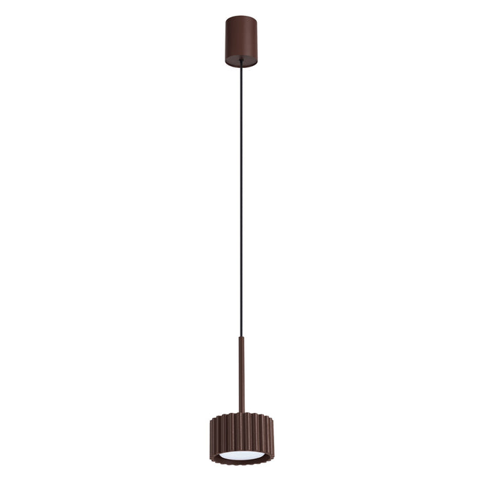 SOLLUX SL.2690 Lámpara colgante AURA 1 marrón Gx53