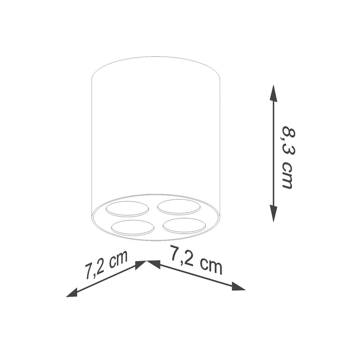SOLLUX SL.1209 ZOE Lámpara de Techo LED Blanco