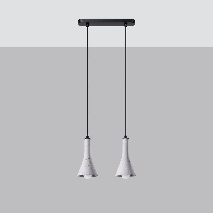 SOLLUX SL.1224 REA Lámpara Colgante E14 Gris