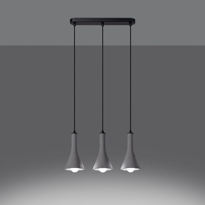 SOLLUX SL.1225 REA Lámpara Colgante E14 Gris