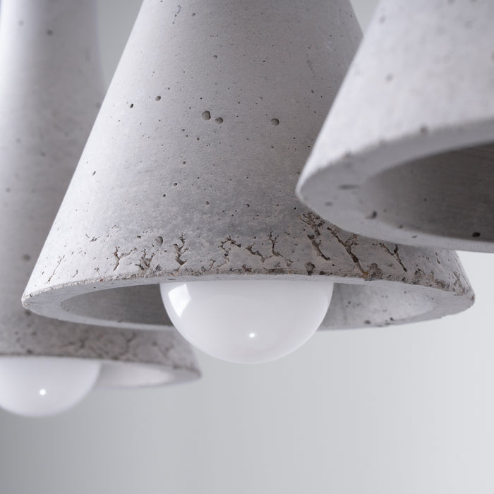 SOLLUX SL.1225 REA Lámpara Colgante E14 Gris