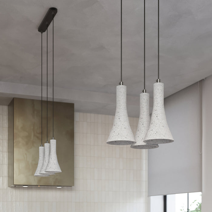 SOLLUX SL.1226 REA Lámpara Colgante E14 Gris