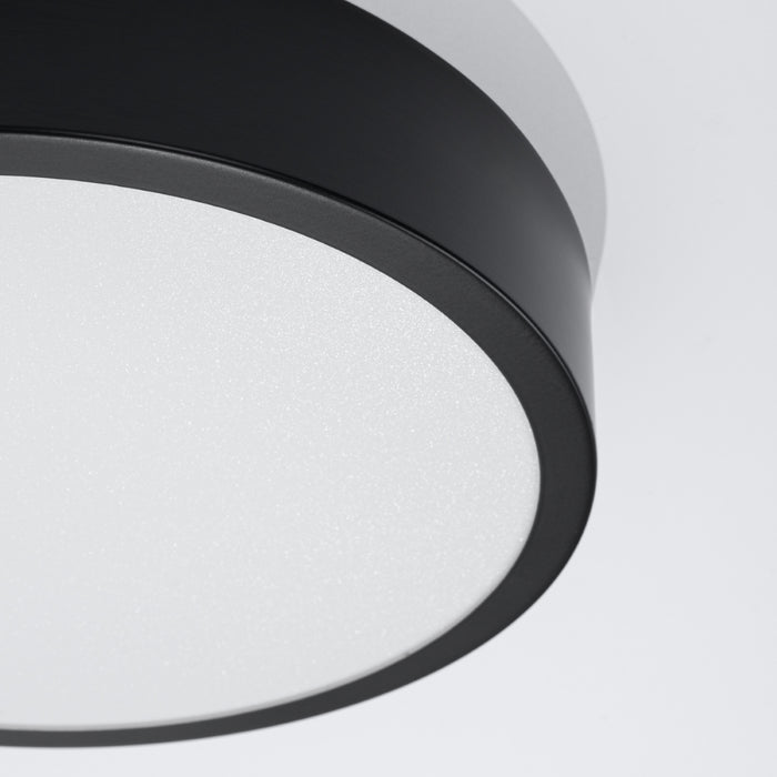SOLLUX SL.1242 ONYX Plafón 30 Negro LED 3000K