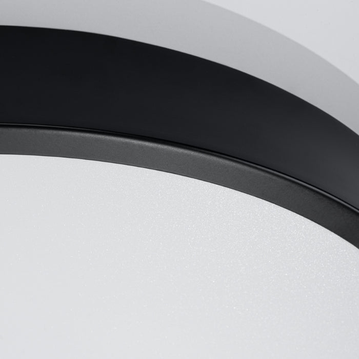 SOLLUX SL.1244 ONYX Plafón 40 Negro LED 3000K