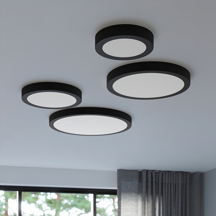 SOLLUX SL.1245 ONYX Lámpara de Techo 40 LED Blanco 3000K