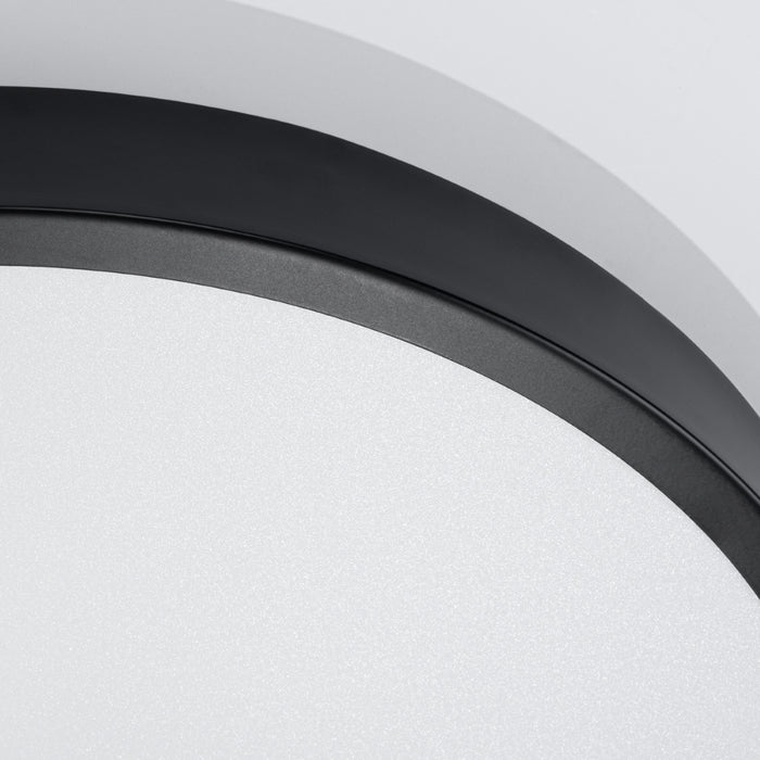SOLLUX SL.1246 ONYX Plafón 50 Negro LED 3000K