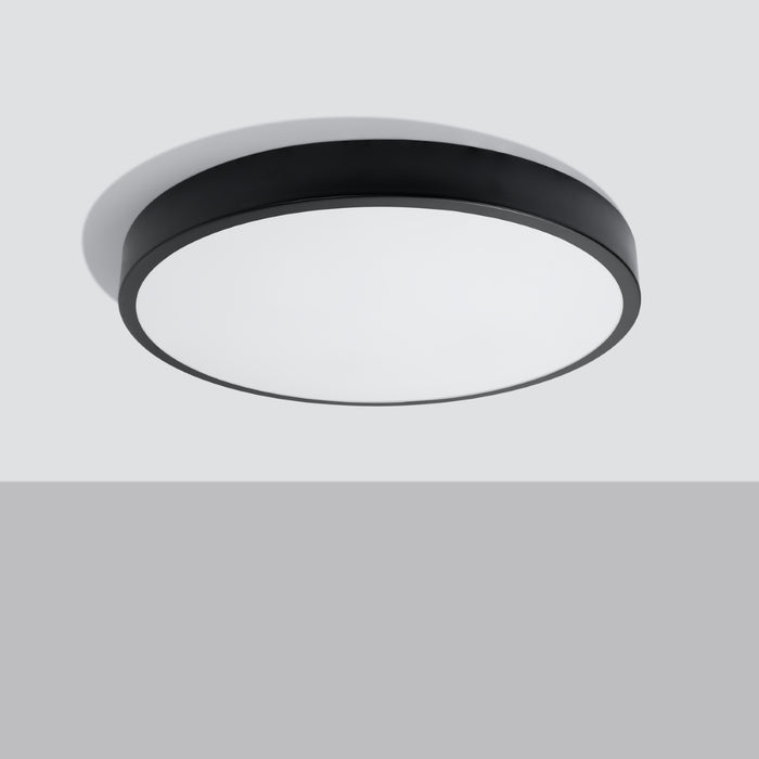 SOLLUX SL.1248 ONYX Plafón 60 Negro LED 3000K