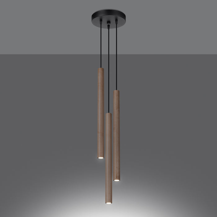 SOLLUX SL.1268 PASTELO Lámpara Colgante G9 Madera