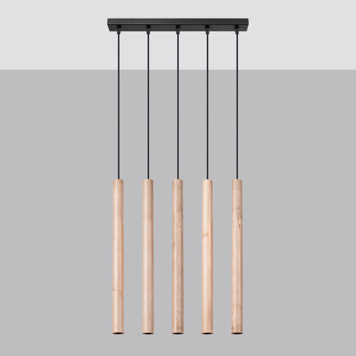 SOLLUX SL.1269 PASTELO Lámpara Colgante G9 Madera