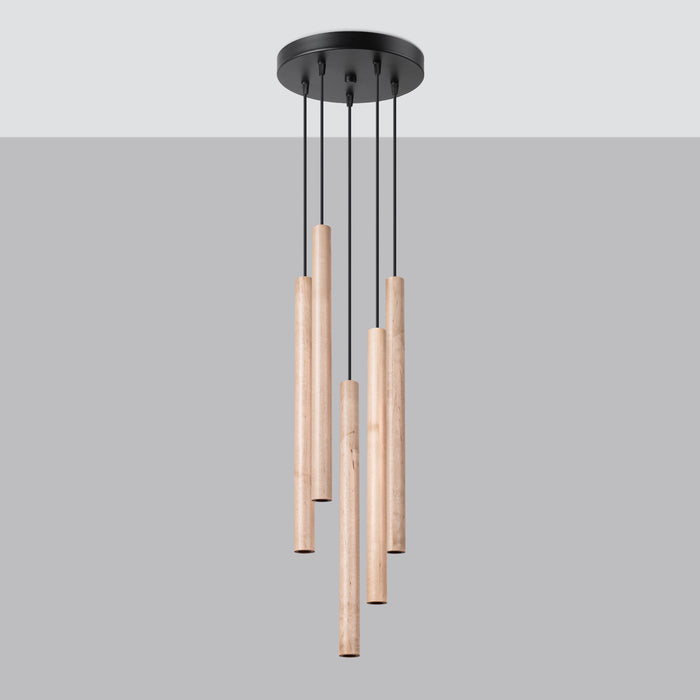 SOLLUX SL.1270 PASTELO Lámpara Colgante G9 Madera