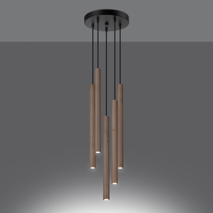 SOLLUX SL.1270 PASTELO Lámpara Colgante G9 Madera