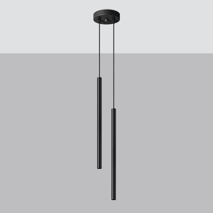 SOLLUX SL.1304 PASTELO Lámpara Colgante G9 Negro