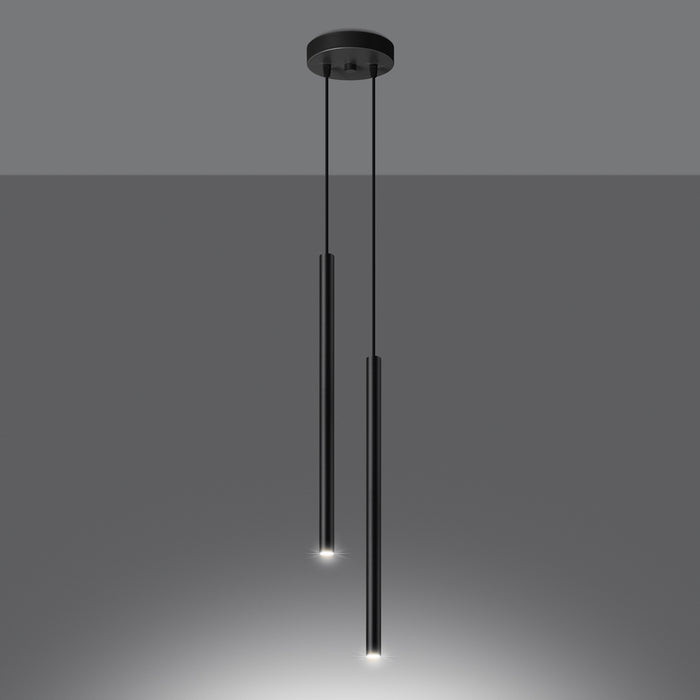SOLLUX SL.1304 PASTELO Lámpara Colgante G9 Negro