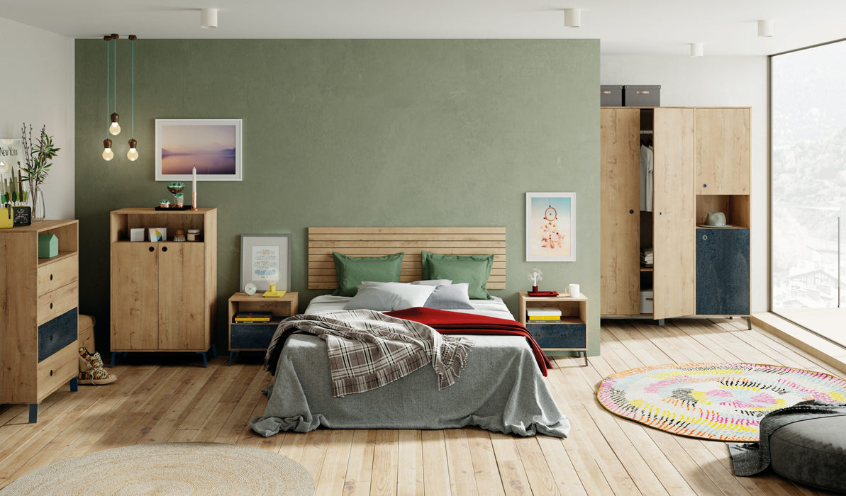 MUEBLES PITARCH Mesita Camila Roble Gold