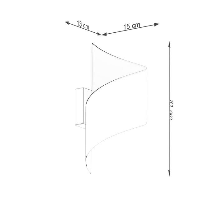 SOLLUX SL.1308 TALASSA Aplique Blanco