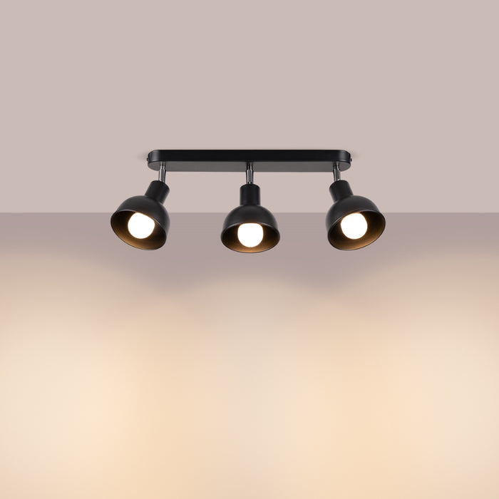 SOLLUX SL.1318 ELBA Lámpara de Techo 3 Negro