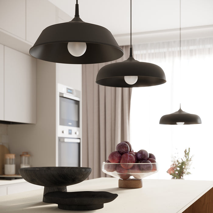SOLLUX SL.1328 FRIKA Lámpara Colgante Negro