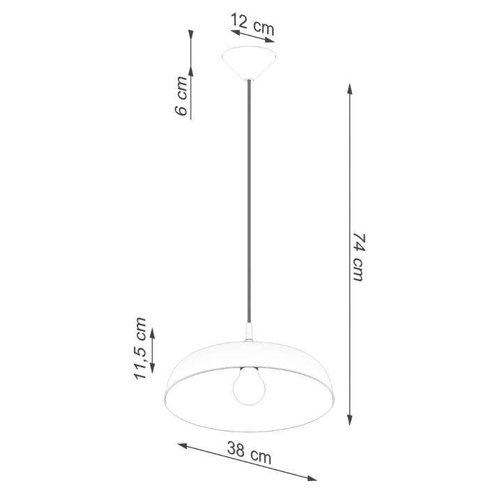 SOLLUX SL.1329 GINA Lámpara Colgante Blanco