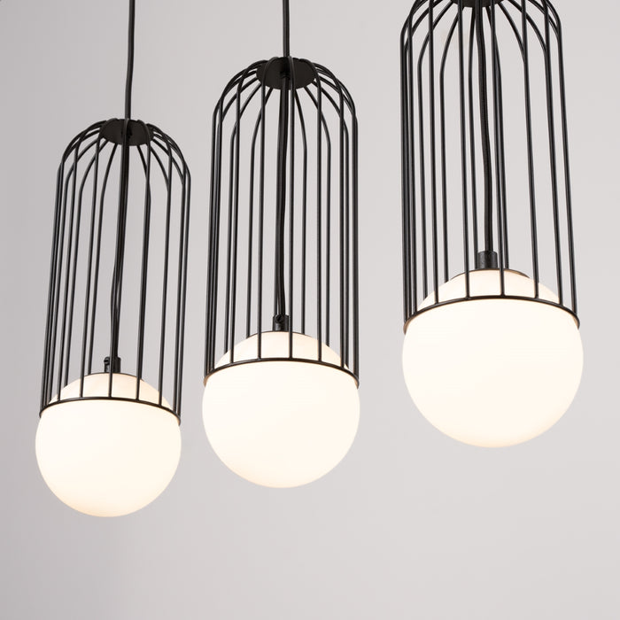 SOLLUX SL.1334 BRINA Lámpara Colgante 3L Negro