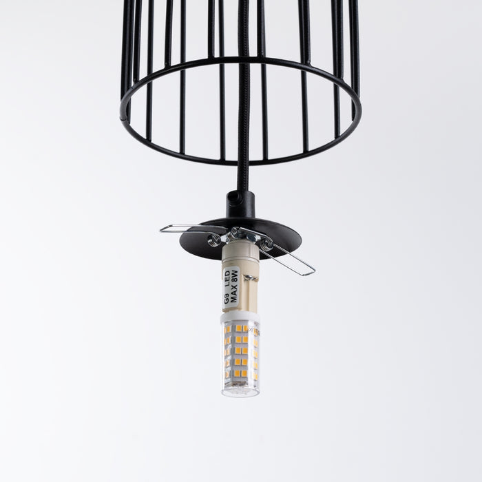 SOLLUX SL.1334 BRINA Lámpara Colgante 3L Negro