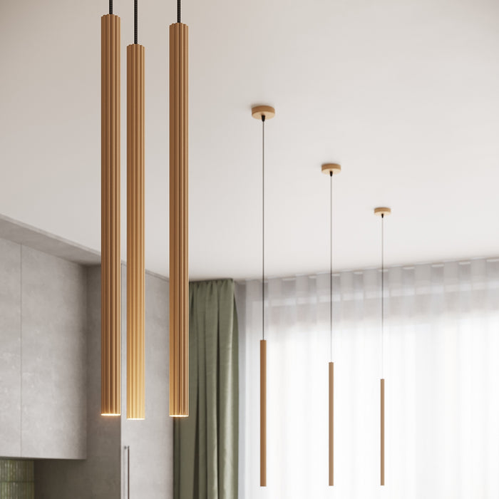 SOLLUX SL.1339 ARCHE Lámpara Colgante 1 Oro