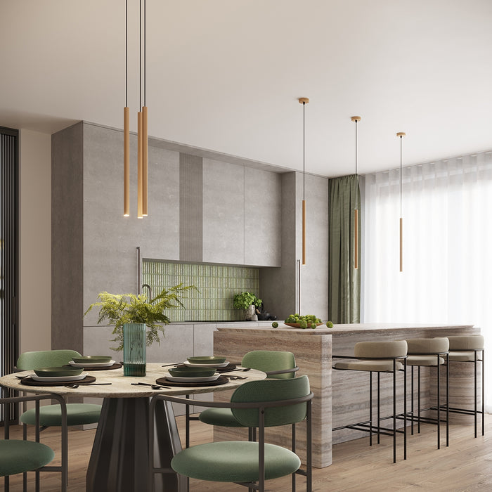 SOLLUX SL.1339 ARCHE Lámpara Colgante 1 Oro