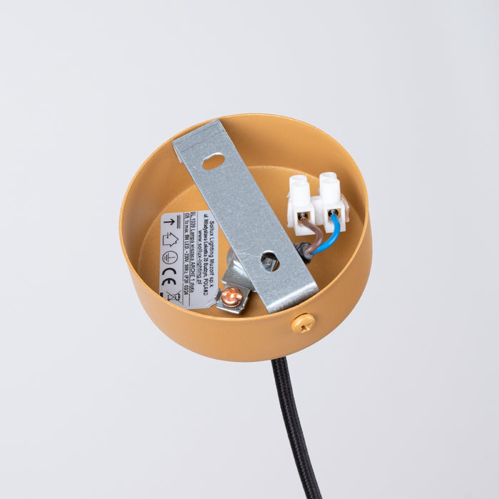 SOLLUX SL.1339 ARCHE Lámpara Colgante 1 Oro
