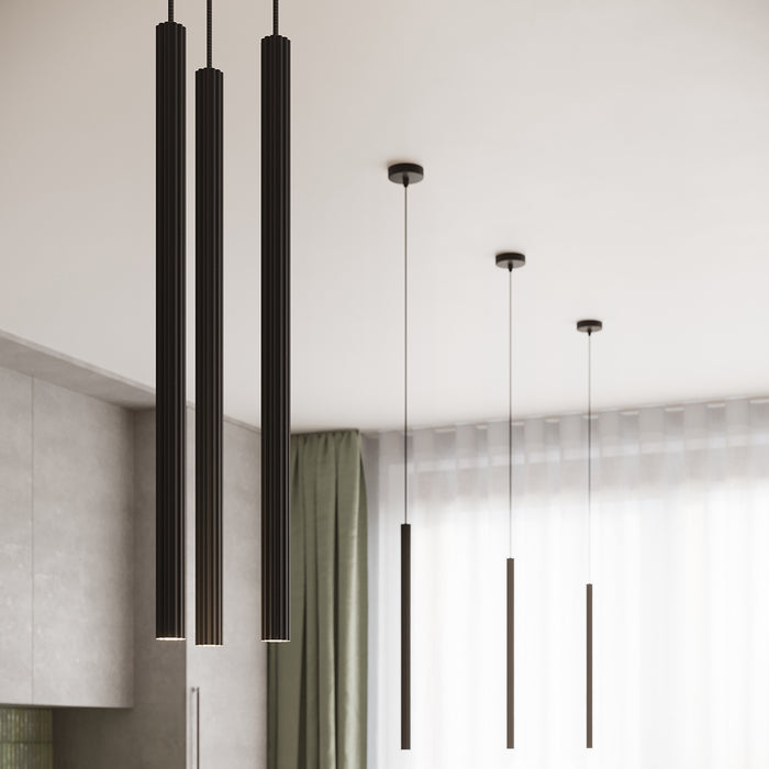 SOLLUX SL.1341 ARCHE Lámpara Colgante 3P Negro