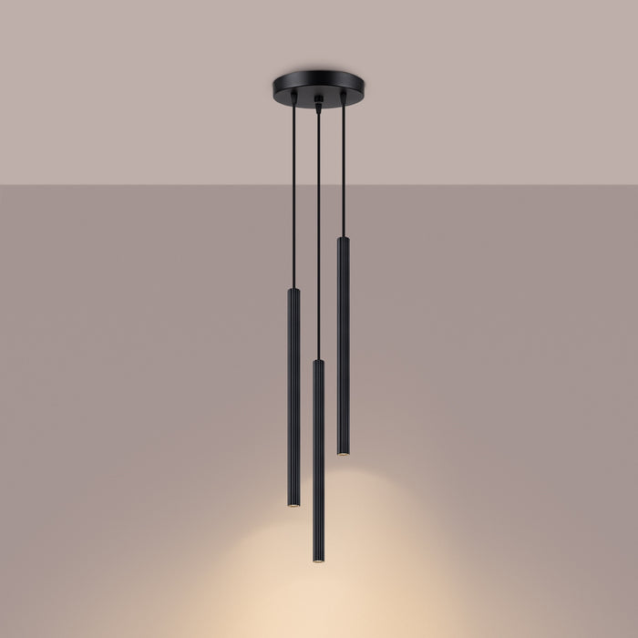 SOLLUX SL.1341 ARCHE Lámpara Colgante 3P Negro