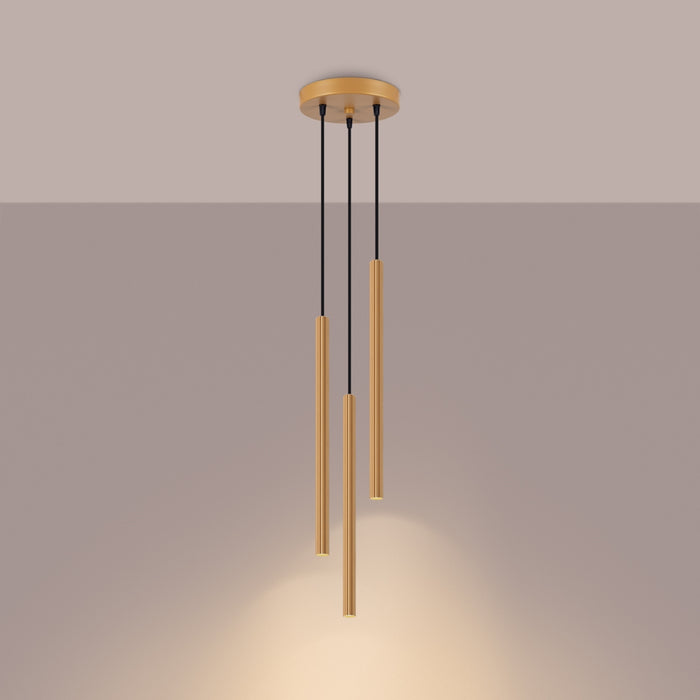 SOLLUX SL.1342 ARCHE Lámpara Colgante 3P Oro