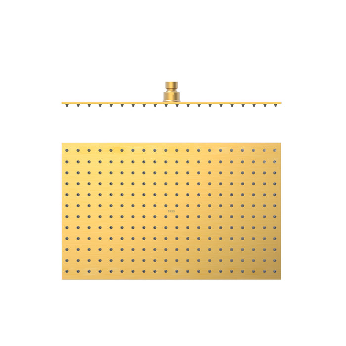 TRES 134315008OM COMPLEMENTOS DE DUCHA Rociador De Ducha Color Oro Mate 24K
