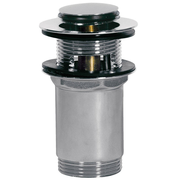 TRES 13454110 Válvula Clic Clac Lavabo con Rebosadero Tapón Ø 37 mm Cromo