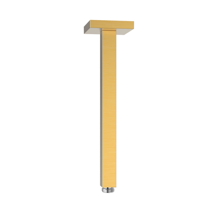 TRES 13462202OM COMPLEMENTOS DE DUCHA Brazo A Techo Color Oro Mate 24K
