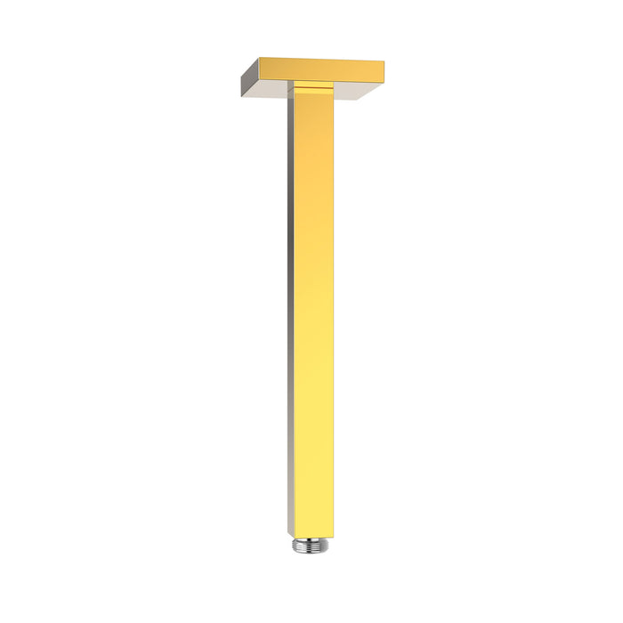 TRES 13462202OR COMPLEMENTOS DE DUCHA Brazo A Techo Color Oro 24K