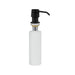 TRES 13474110NM COCINA Dispensador de Jabón Empotrado a Encimera Color Negro Mate