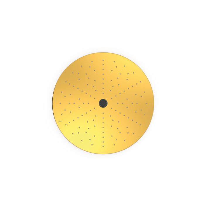 TRES 13495002OR Rociador de Ducha Empotrado a Techo Color Oro 24K