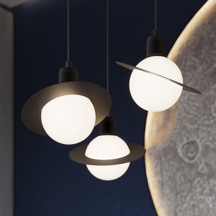 SOLLUX SL.1358 HYPERION Lámpara Colgante 1 Negro