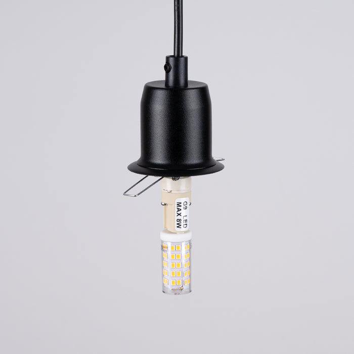 SOLLUX SL.1358 HYPERION Lámpara Colgante 1 Negro